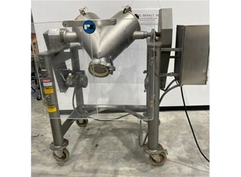 Used PATTERSON PATTERSON KELLEY 2 CFT TWIN SHELL VBLENDER WITH PIN BAR Double Cone - V Mixers New York US | Michael Benalt Inc #1274366