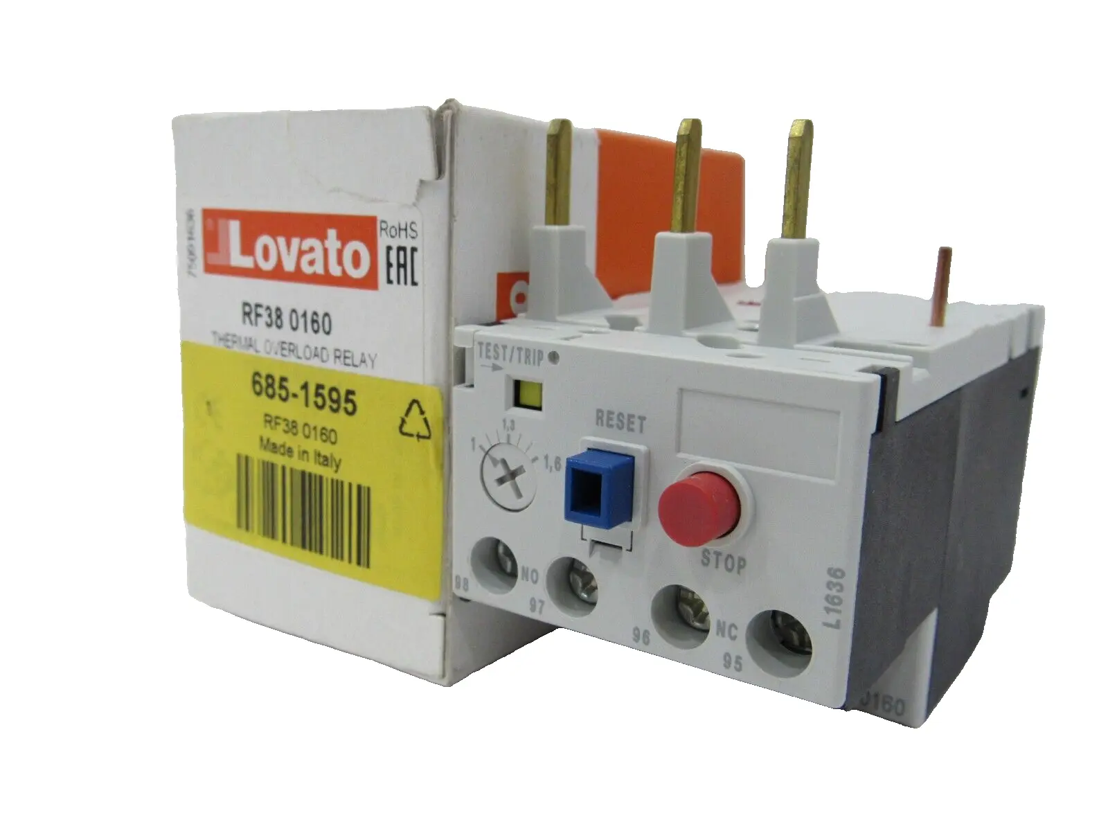NEW LOVATO RF380160 OVERLOAD RELAY