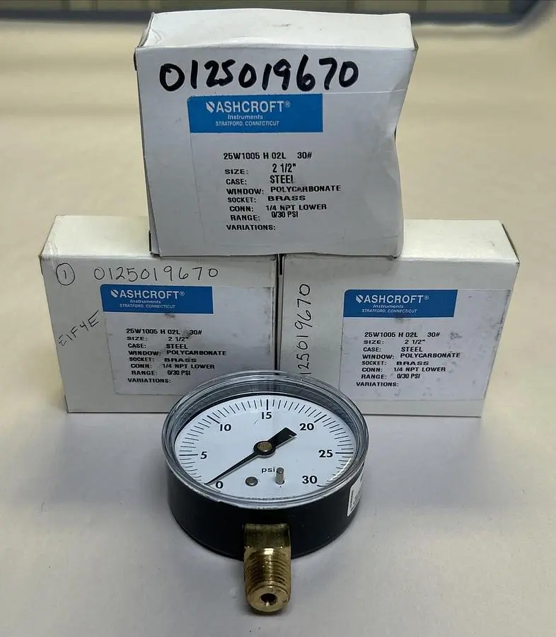 Used ASHCROFT 25W1005H02L Universal Pressure Meters Ohio US | Surplus Asset Holdings #1240515