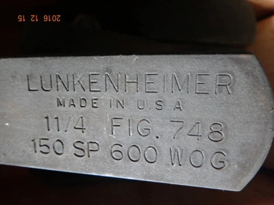 1-1/4" Lunkenheimer Ball Valves, Steel