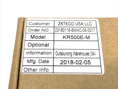 New | in-Stock ZKTeco Mifare Proximity Card RFID Reader Misc Networking Equipment Michigan US | Maverick Industrial Sales #1392016