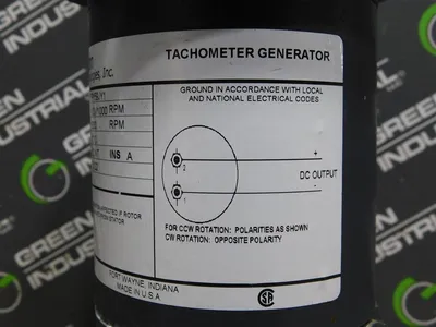 Excellon Technologies Inc. 5PY59JY1 Tachometer Generator 100V 1000RPM New