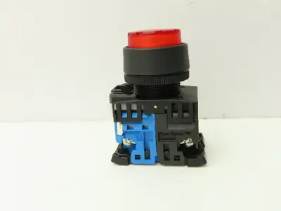 Fuji Electric Pushbutton Red Momentary 22mm 250V 6A Lot of 6