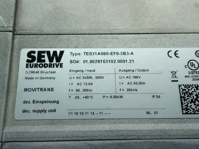 USED SEW EURODRIVE TES31A080EF85B3A