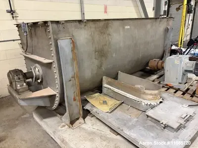 Used JH Day Double Ribbon Blender – Approx. 100 Cubic Foot Stainless Steel