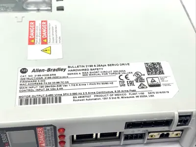 New | in-Stock Allen Bradley Ser. A Kinetix 5500 Servo Drive 6.3A 1.6kW 1PH & 3PH Servo Drives Michigan US | Maverick Industrial Sales #1393274