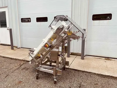 Safeline Mettler Toledo 48” Stainless Steel Incline Conveyor