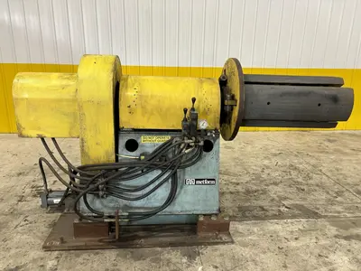 10,000 LBS X 36" METFORM MODEL #MCO1421-1 PULL OFF UNCOILER COIL REEL, NEW 1997: STOCK #21328