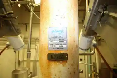 1000 gal feldmeier stainless steel tank