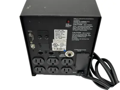 USED EMERSON SOLA S3K1600 UNINTERRUPTIBLE POWER SUPPLY 1600VA 120VAC 50/60HZ