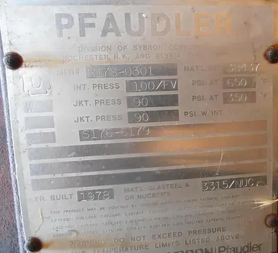 USED PFAUDLER 5TW