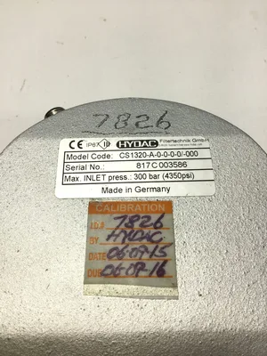 USED HYDAC CS1320-A-0-0-0-1/-000