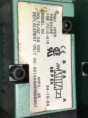USED NUMATICS 081SS400M000061