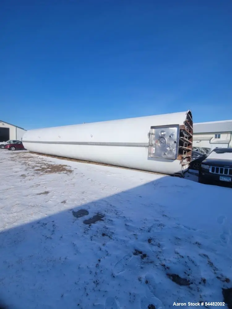 Used Crepaco 50,000 Gallon Stainless Steel Silo | Vertical Dairy & Water Storage Tank