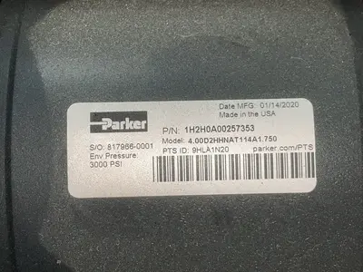 Used 2020 PARKER 4.00D2HHNAT114A1.750 Pumps Ohio US | HGR 24 #1283985