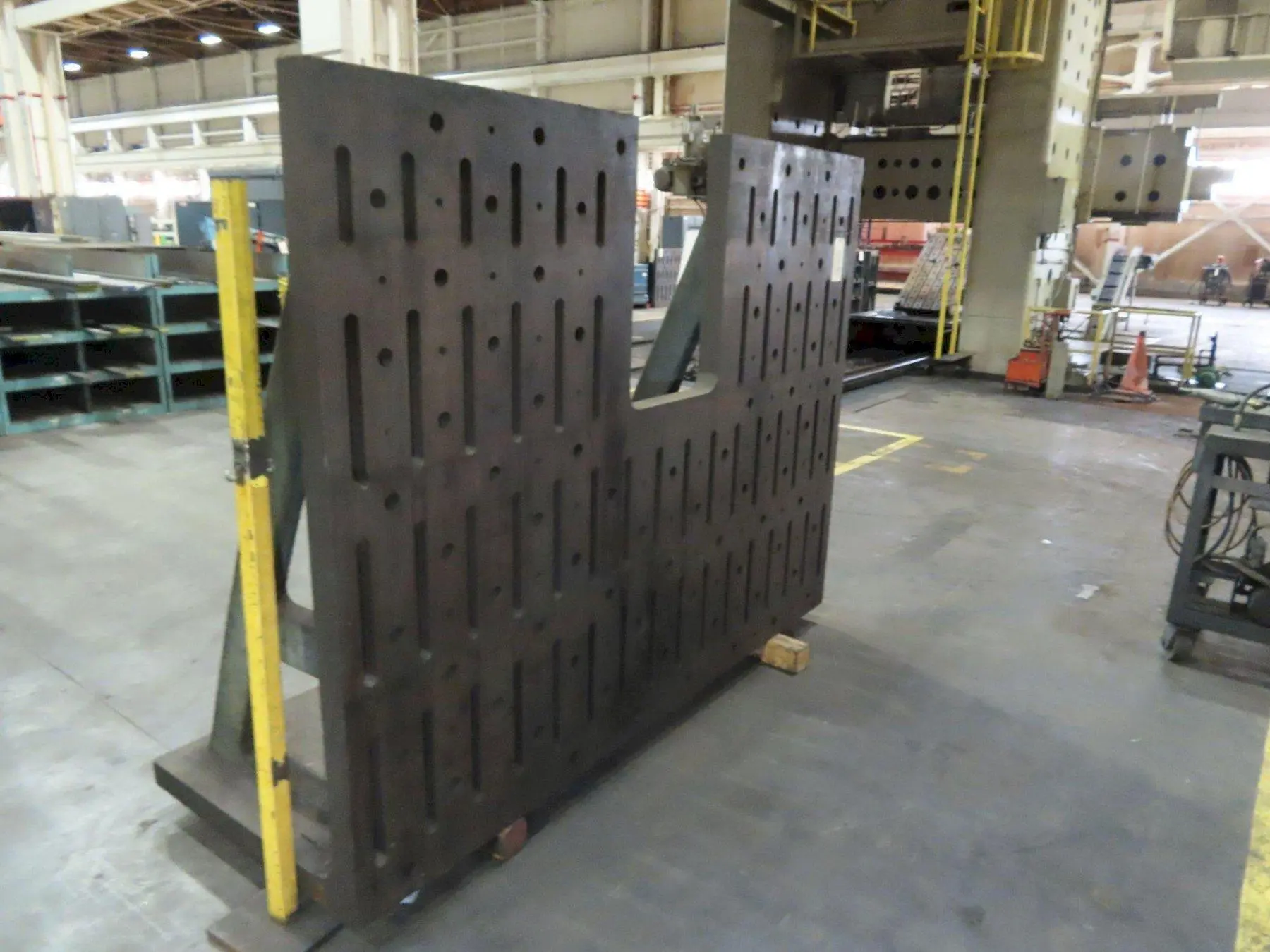 72" X 96" X 3" THICK ANGLE PLATE: STOCK #23548