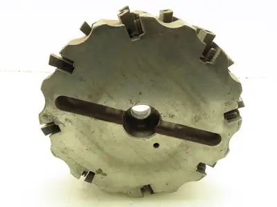 RK Tool Dijet SMC8.024-11020L Indexable Face Mill 24-Insert Triple Cutter 8" RH