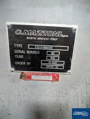 USED Mazzoni Mazzoni Dual Lane Bar Press, Type STU-F/Quarter