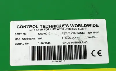 USED CONTROL TECHNIQUE 4200-0010