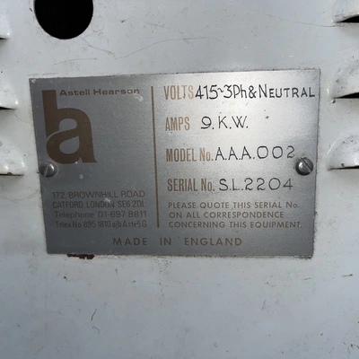 130L Astell Hearson Vertical Autoclave