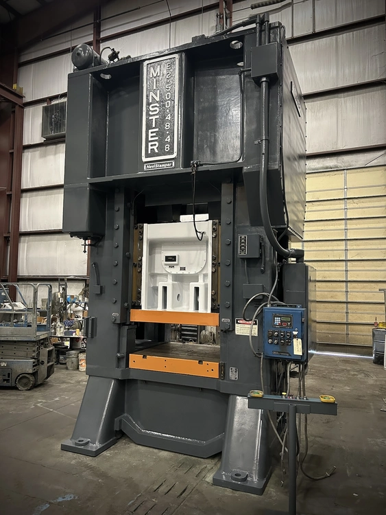 Used 1972 MINSTER MINSTER E2-500-48-48 PRESS Straight Side Presses | Alma Machinery #898841