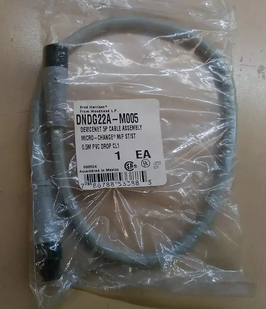 WOODHEAD CONNECTIVITY/ BRAD HARRISON DNDG22A-M005 CABLE ASSEMBLY 5E