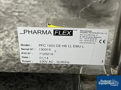 USED Pharma Technology, Inc. Two Pharma Flex PFC 1500 Tablet Dedusters