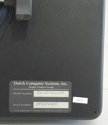 USED Dolch Computer Systems Inc DPG9704087