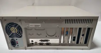 Rackmount Industrial PC 18.5x17x7.5 w/ CD Floppy Serial USB Key Lock Fan