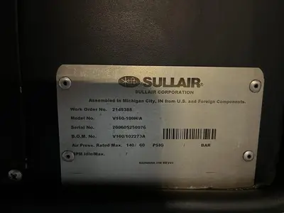 USED SULLAIR V160-100H/A