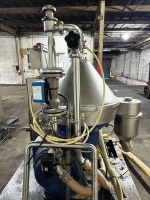 Alfa-Laval VNPX 510 SGD-34GS clarifier centrifuge skid, 316SS.