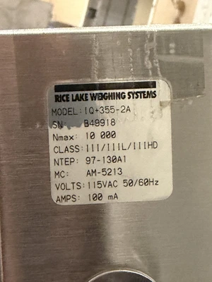Used _UNKNOWN_ _UNKNOWN_ Platform Scales Ohio US | Federal Equipment Company #1393702