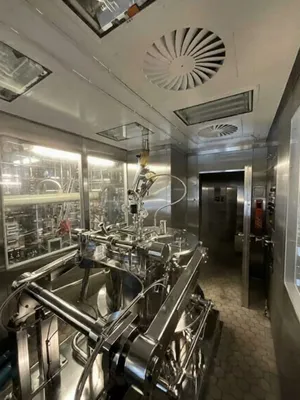 Ellerwerk 734 C cGMP perforate basket centrifuge, 316SS.