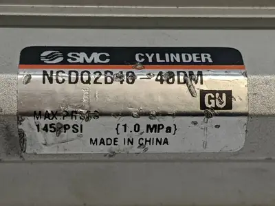 Used SMC Pneumatic Compact Cylinder Pneumatic Cylinders Michigan US | Maverick Industrial Sales #1393592