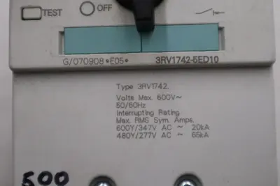 Siemens 3RV1742-5ED10 Circuit Breaker 30AMP STOCK H1831