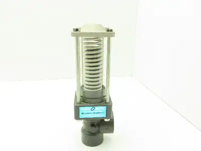 Plast-o-matic DS100B-NC 1" PVC Shutoff Valve NC Pneumatic Air Automatic Sch 80