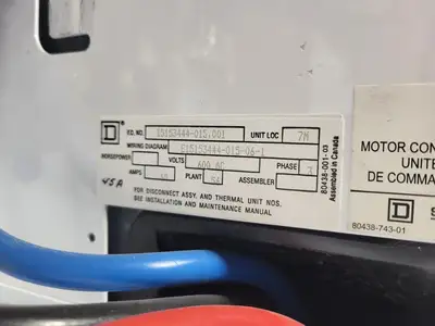 USED SQUARE D MODEL 6