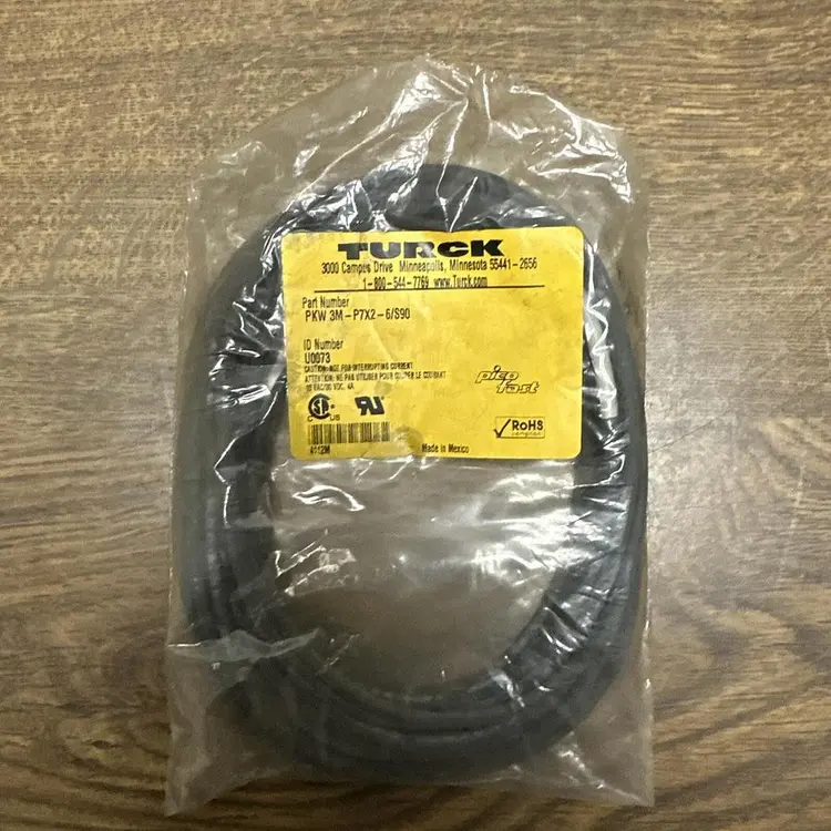 New | in-Stock TURCK PKW 3M-P7X2-6/S90 Miscellaneous Equipment (Electrical & Power) | Surplus Asset Holdings #1198820