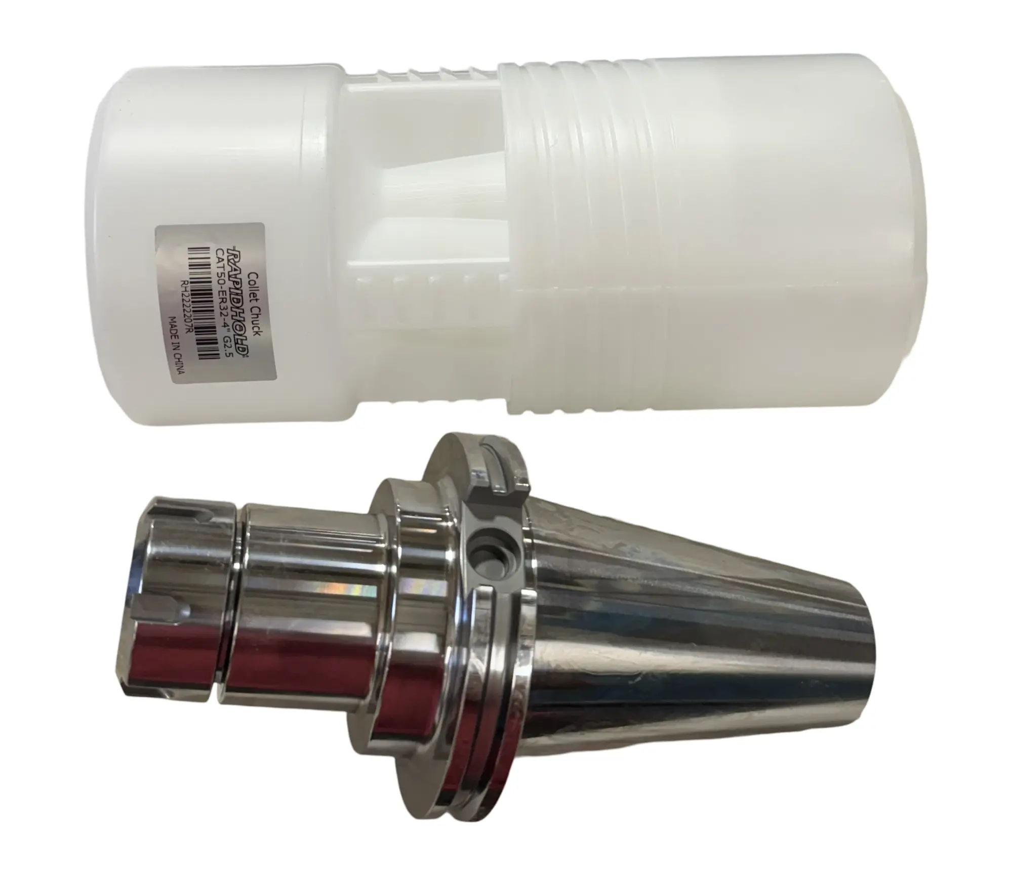 RapidHold CAT50 ER32 Collet Chuck Tool Holder 4" Protruding Length