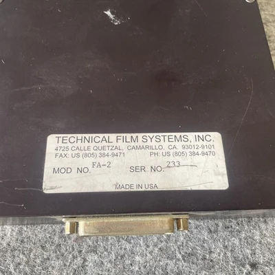 Used Technical Film Systems FA-2 Misc Electrical & Power Parts California US | Davliegogo LLC #1723748