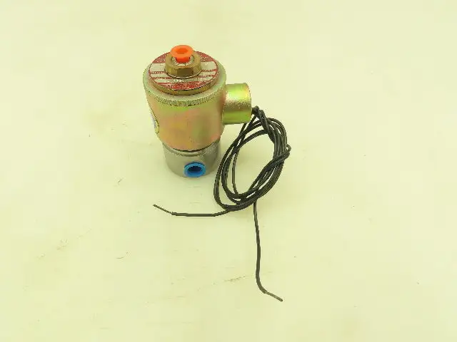 Honeywell Skinner V5H68350 Solenoid Valve 3-Way NC 24VDC 50 PSI 1/4" NPT