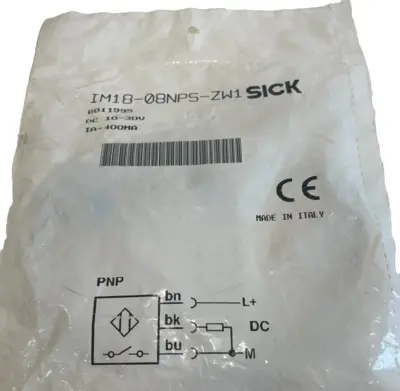 NEW SICK IM18-08NPS-ZW1 INDUCTIVE PROXIMITY SENSOR IM1808NPSZW1