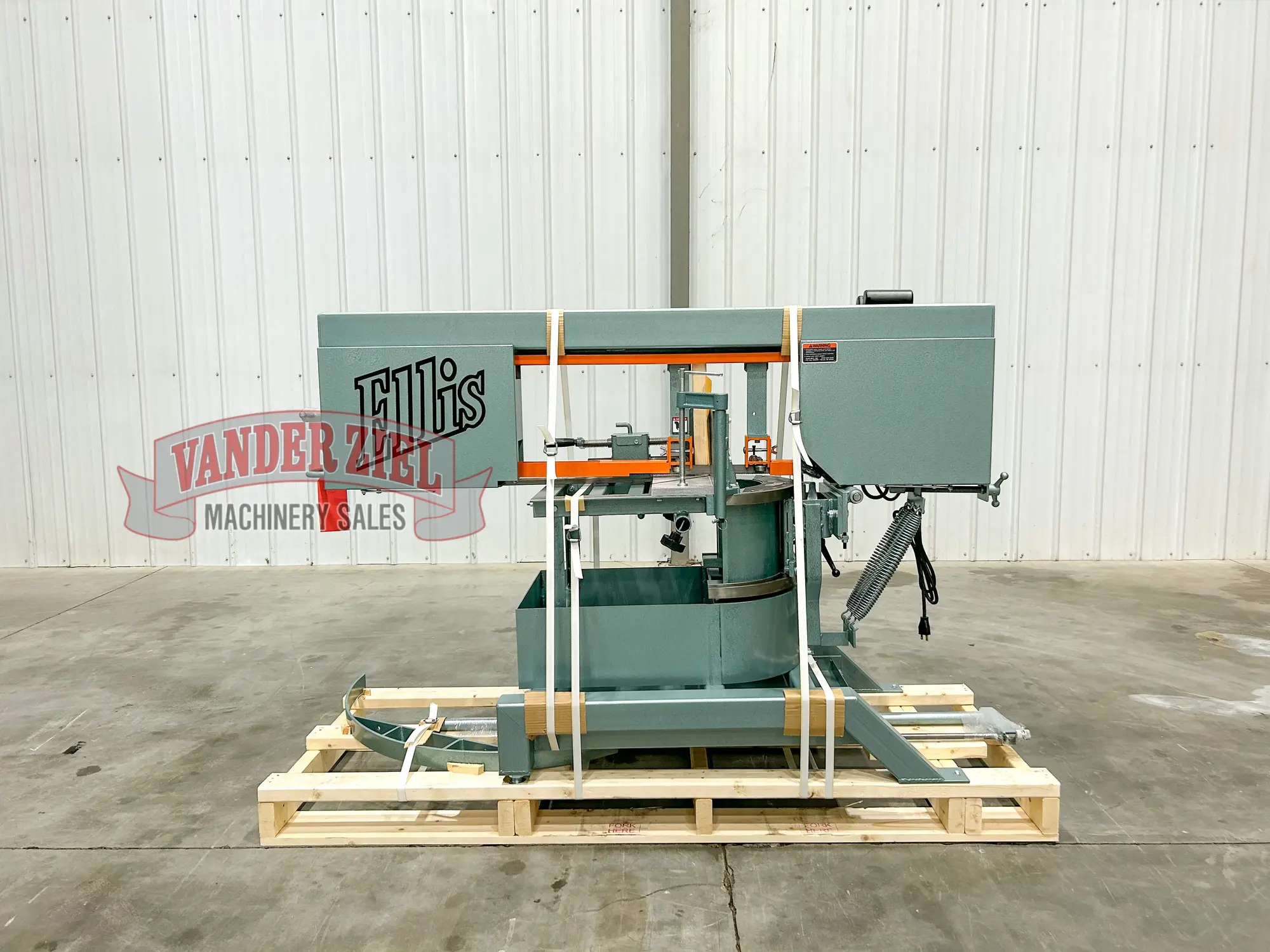 New | in-Stock ELLIS 2000 Horizontal Band Saws Michigan US | Vander Ziel Machinery Sales #480039