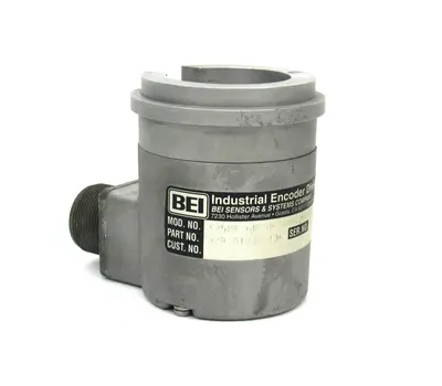 USED BEI INDUSTRIAL ENCODERS E25BF-6R-SB-5000-M2-AMZC-8830-LED-SM18-S