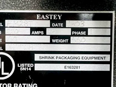USED 2003 EASTEY EM28T