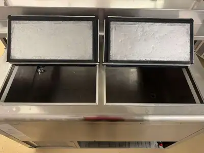 Used Nelson Used Nelson BD-8RB Double Row Ice Cream Dipping Cabinet 115V Ice Cream Equipment Illinois US | Falcon Restaurant Supply #1375056