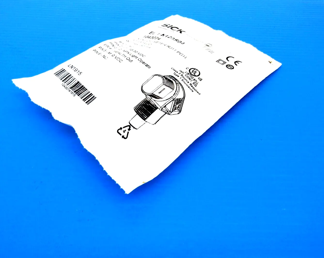 NEW SICK EL1-N123S04 PHOTOELECTRIC SENSOR EL1N123S04
