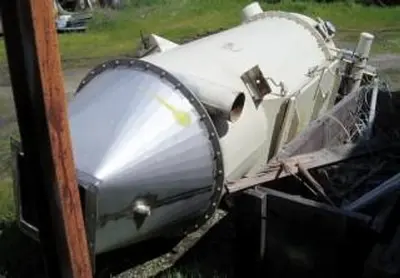 Dust Collector, Baghouse, 130 SF, Round Tank, Pulse, #S733506