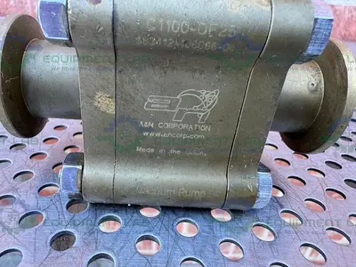 USED A&N CORPORATION C1100-QF25 BRASS BALL VALVE 1X10-8 TORR W/ 1 1/2" SANITARY FITTING