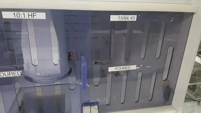 AMR SEMI AUTOMATED WET BENCH Model # 5FT-APS-PVCC